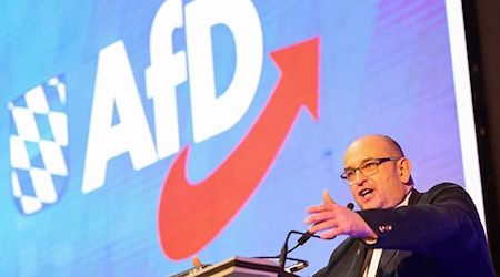 Spricht sich für eine Koalition von CDU/CSU und der AfD nach der Bundestagswahl aus: AfD-Landeschef Stephan Protschka. (Archivbild) / Foto: Daniel Löb/dpa