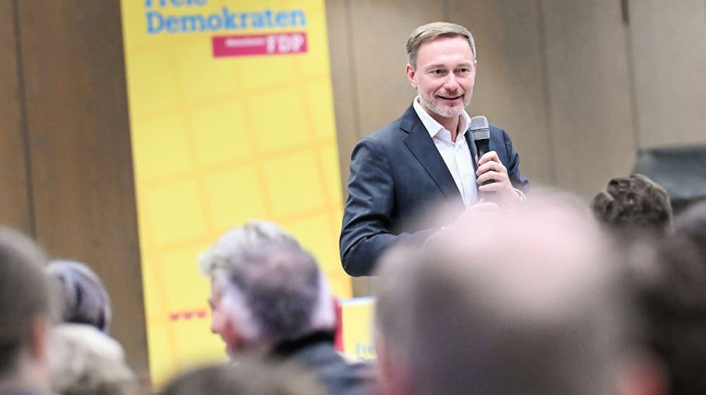 Christian Lindner, FDP-Bundesvorsitzender. / Foto: Uwe Anspach/dpa