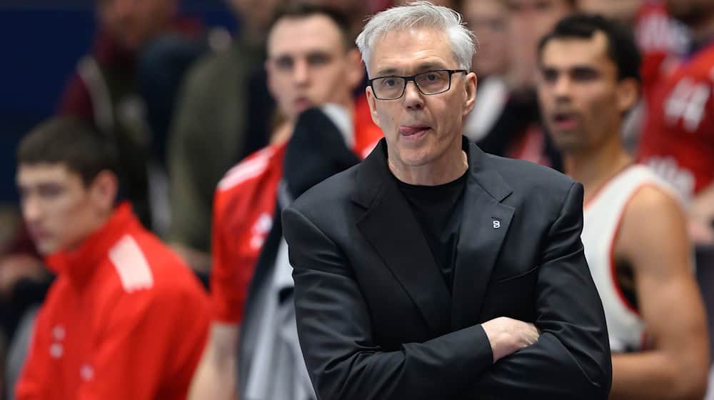 Coach Gordon Herbert sah erneut ein enges Match der Bayern. / Foto: Hendrik Schmidt/dpa