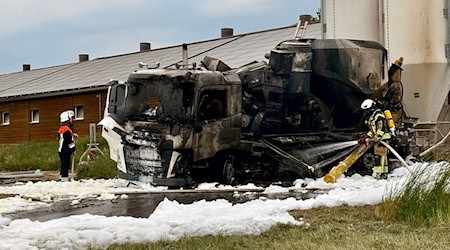Das Leben des Fahrers konnte nicht mehr gerettet werden. / Foto: Pascal Höfig/NEWS5/dpa