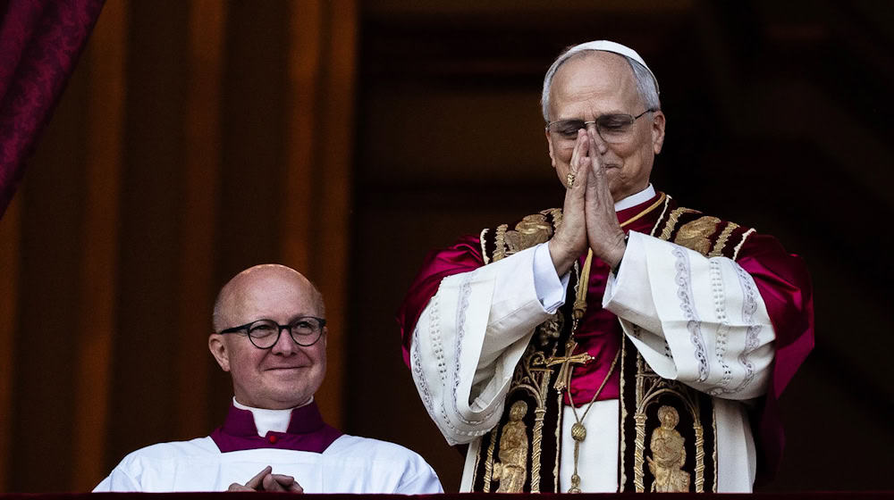 Der neue Papst gehört dem Augustinerorden an. / Foto: Oliver Weiken/dpa