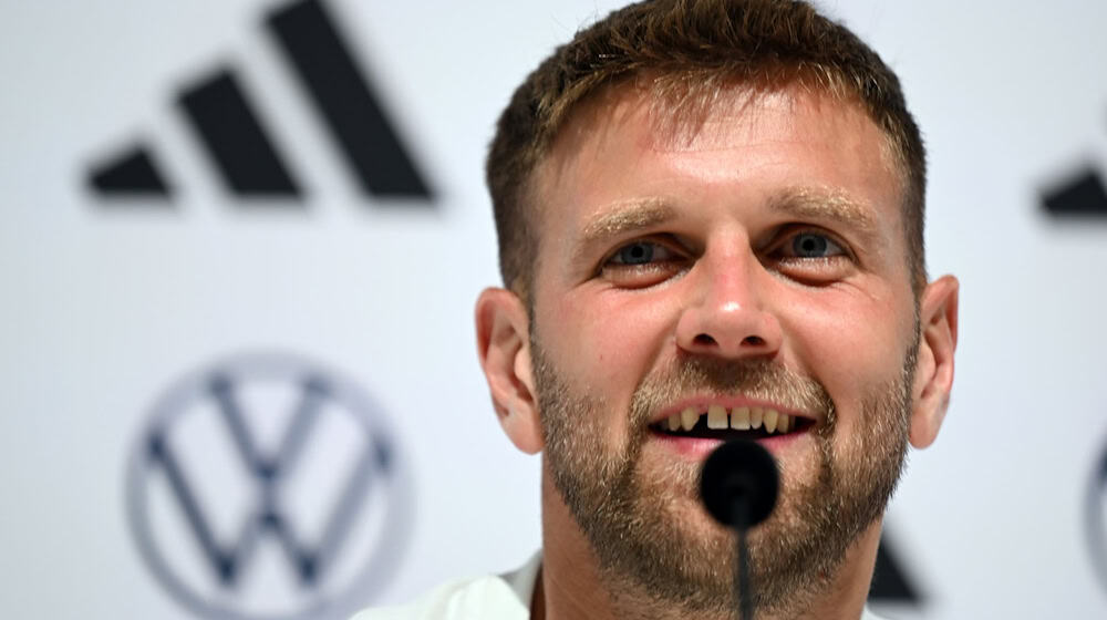 Niclas Füllkrug ist froh, wieder bei der Nationalmannschaft zu sein. / Foto: Federico Gambarini/dpa