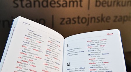 Bei der Namenssuche wälzen viele Eltern Bücher - auch mit exotischeren Namensvorschlägen (Symbolbild). / Foto: picture alliance / Patrick Pleul/dpa-Zentralbild/dpa