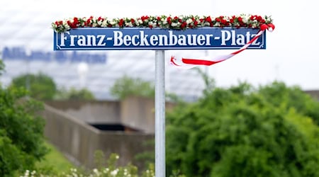 Franz Beckenbauer hat nun auch seinen eigenen Platz bekommen. / Foto: Sven Hoppe/dpa