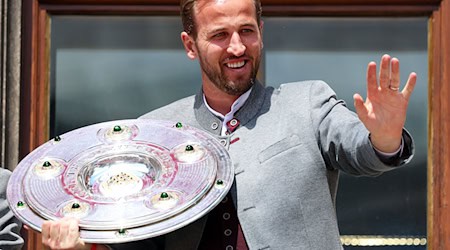Harry Kane drückt seinem Ex-Club Tottenham Hotspur im Europa-League-Finale die Daumen. / Foto: Karl-Josef Hildenbrand/dpa