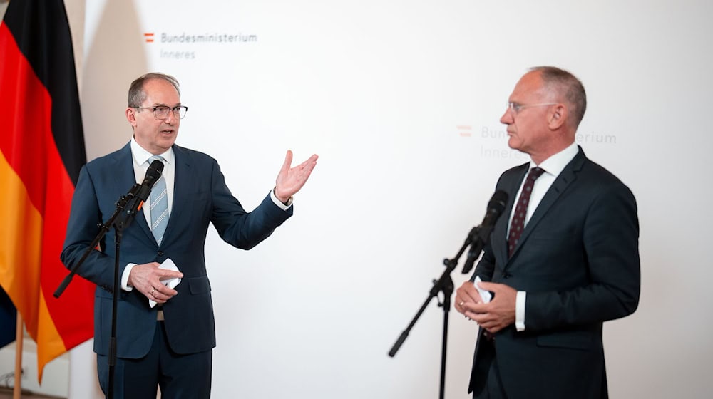 Die konservativen Innenminister demonstrieren Harmonie.  / Foto: Georg Hochmuth/APA/dpa