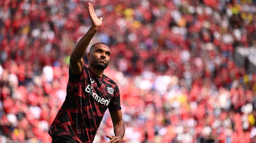  Jonathan Tah bei seinem Abschied aus Leverkusen. / Foto: Marius Becker/dpa