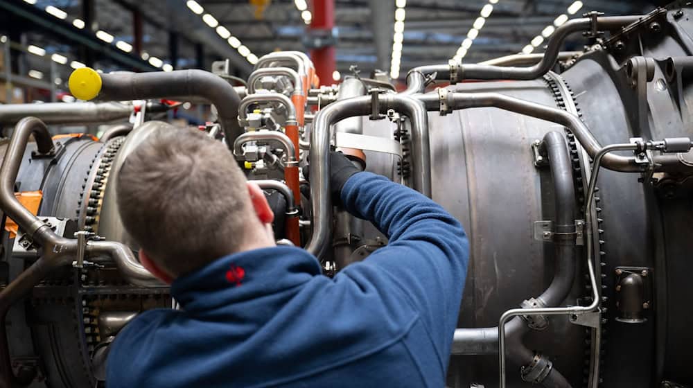 Triebwerkswartung ist ein wichtiges Geschäftsfeld für MTU. / Foto: Sebastian Gollnow/dpa