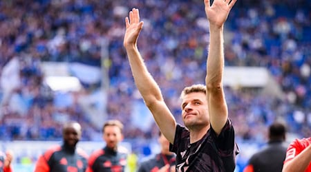 Thomas Müller nach seinem letzten Bundesliga-Spiel. / Foto: Tom Weller/dpa