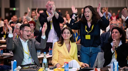 Susanne Seehofer nach ihrer Wahl ins FDP-Präsidium / Foto: Bernd von Jutrczenka/dpa