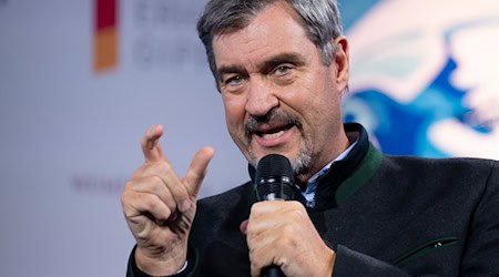 CSU-Chef Söder sagte, das Recht stehe wieder «an erster Ordnung». (Archivbild) / Foto: Sven Hoppe/dpa