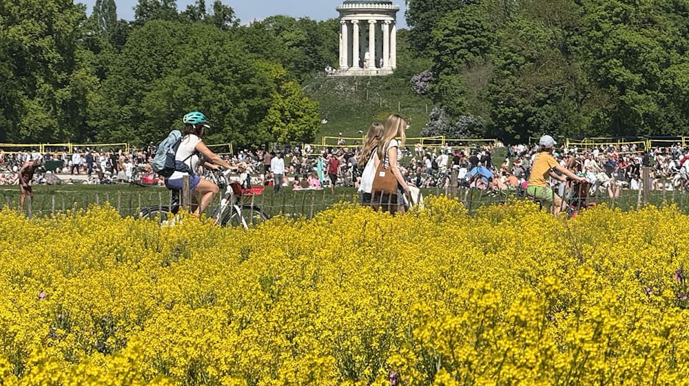 Bei dem vorhergesagten Wetter lohnt sich ein Spaziergang im Freien. (Archivbild) / Foto: Peter Kneffel/dpa