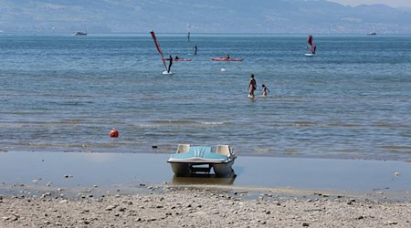 Der Bodensee füllt sich nur langsam wieder. / Foto: Karl-Josef Hildenbrand/dpa
