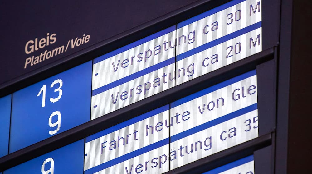 Der Oberleitungsschaden führt zu Teilausfällen und Verspätungen (Symbolbild).  / Foto: Fabian Sommer/dpa