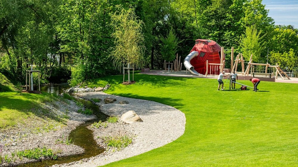Die Landesgartenschau in Furth im Wald beginnt am 22. Mai. / Foto: Armin Weigel/dpa
