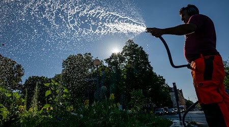 Am Wochenende dürften sich viele nach einer Abkühlung sehnen.  / Foto: Peter Kneffel/dpa