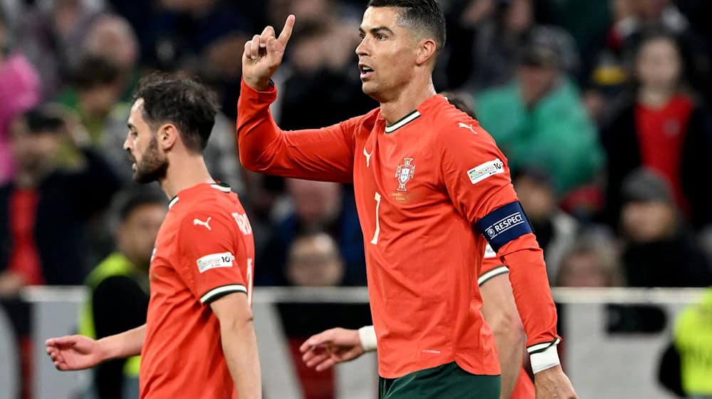 Cristiano Ronaldo siegt in München. / Foto: Federico Gambarini/dpa