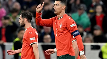Cristiano Ronaldo siegt in München. / Foto: Federico Gambarini/dpa