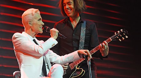 Sie war die Stimme von Roxette: Marie Fredriksson neben ihrem Duo-Partner Per Gessle. (Archivbild) / Foto: Henning Kaiser/dpa