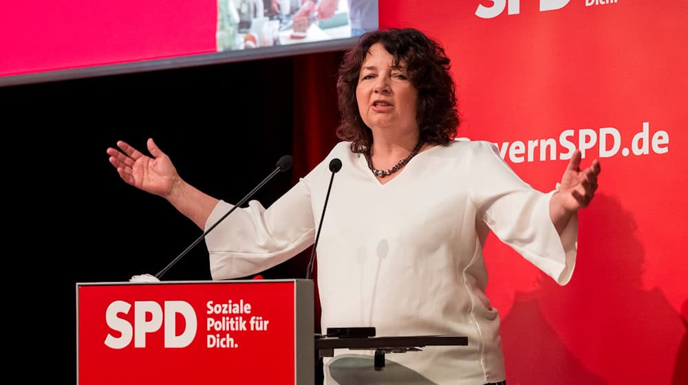 Nach nur zweieinhalb Jahren will Ruth Müller ihr Amt als SPD-Generalsekretärin in Bayern wieder abgeben. (Archivbild) / Foto: Daniel Vogl/dpa
