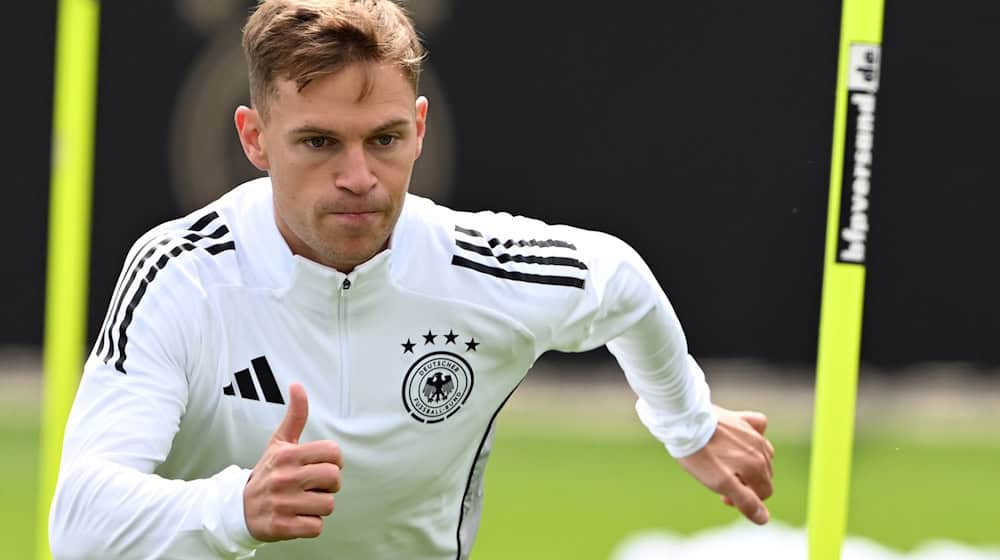 Immer weiter: Kapitän und Vielspieler Joshua Kimmich. / Foto: Federico Gambarini/dpa