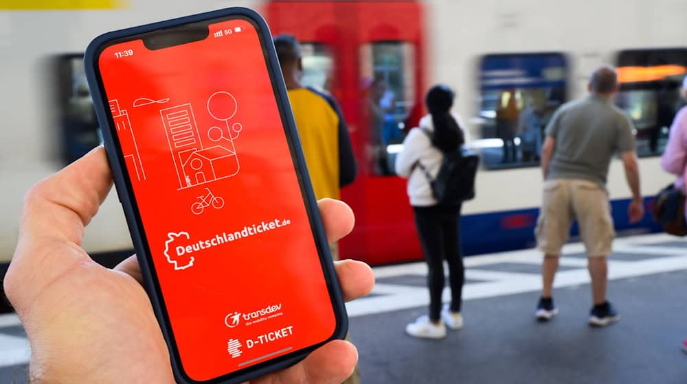Erneut streiten Bund und Länder über die Finanzierung des Deutschlandtickets. (Symbolbild) / Foto: Julian Stratenschulte/dpa