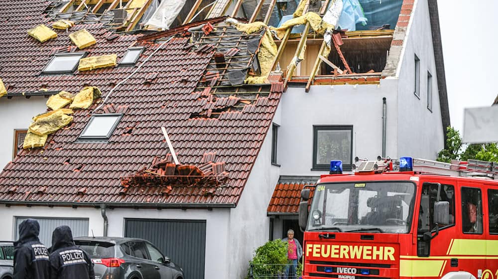 Laut Wetterdienst DWD gab es einen Tornado in Ulm. (Archivbild) / Foto: Jason Tschepljakow/dpa