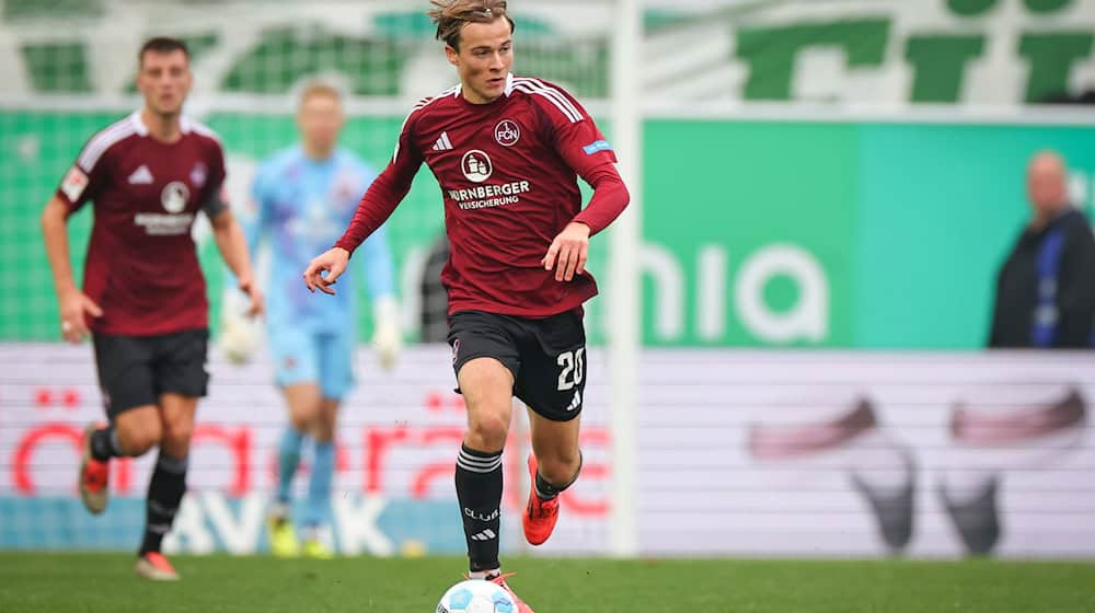 Caspar Jander steht beim 1. FC Nürnberg unter Vertrag. / Foto: Daniel Karmann/dpa