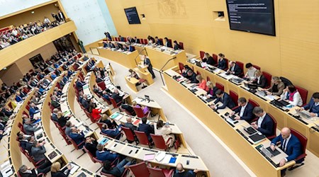Bei der letzten Sitzung vor der Sommerpause kam es zum Eklat im bayerischen Landtag. (Archivbild) / Foto: Peter Kneffel/dpa