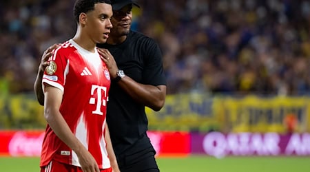 Bislang setzte Trainer Vincent Kompany Bayern-Star Jamal Musiala nur als Einwechselspieler. / Foto: Sven Hoppe/dpa