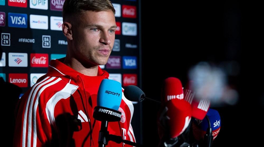 Pikantes Wiedersehen bei der Club-WM: Joshua Kimmich spricht über Schiedsrichter Anthony Taylor. / Foto: Sven Hoppe/dpa