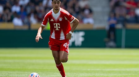 Adam Aznou verlässt den FC Bayern München. / Foto: Sven Hoppe/dpa