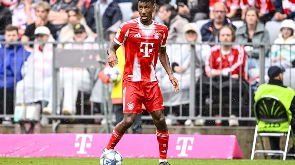 Verlässt Kingsley Coman den FC Bayern nach zehn Jahren? / Foto: Harry Langer/dpa