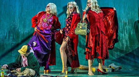 Eine Szene aus der Oper «Götterdämmerung». / Foto: Enrico Nawrath/Bayreuther Festspiele/dpa