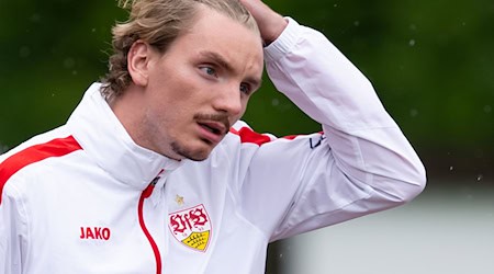Nick Woltemade will zum FC Bayern - aber Stuttgart lässt ihn nicht. / Foto: Sven Hoppe/dpa