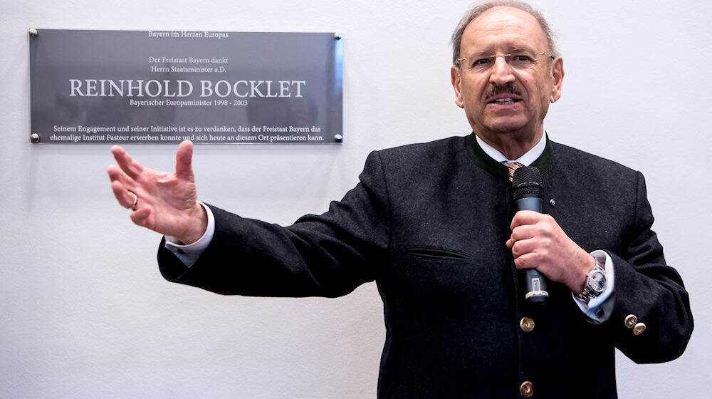 Reinhold Bocklet ist im Alter von 82 Jahren gestorben. (Archivbild) / Foto: Sven Hoppe/dpa