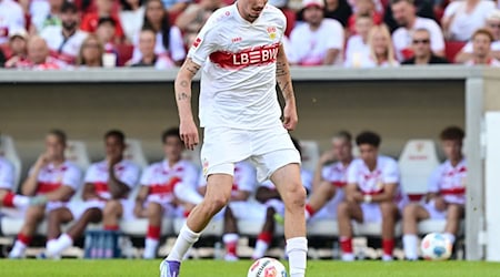 Beim Supercup im Blickpunkt: Stuttgarts Stürmer Nick Woltemade. / Foto: Bernd Weißbrod/dpa