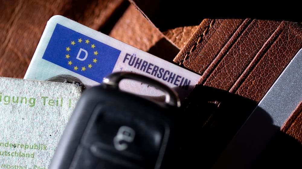 Zwei Fälle in Zusammenhang mit falschen Führerscheinen beschäftigen die Polizei in Kitzingen. (Symbolbild) / Foto: Sven Hoppe/dpa