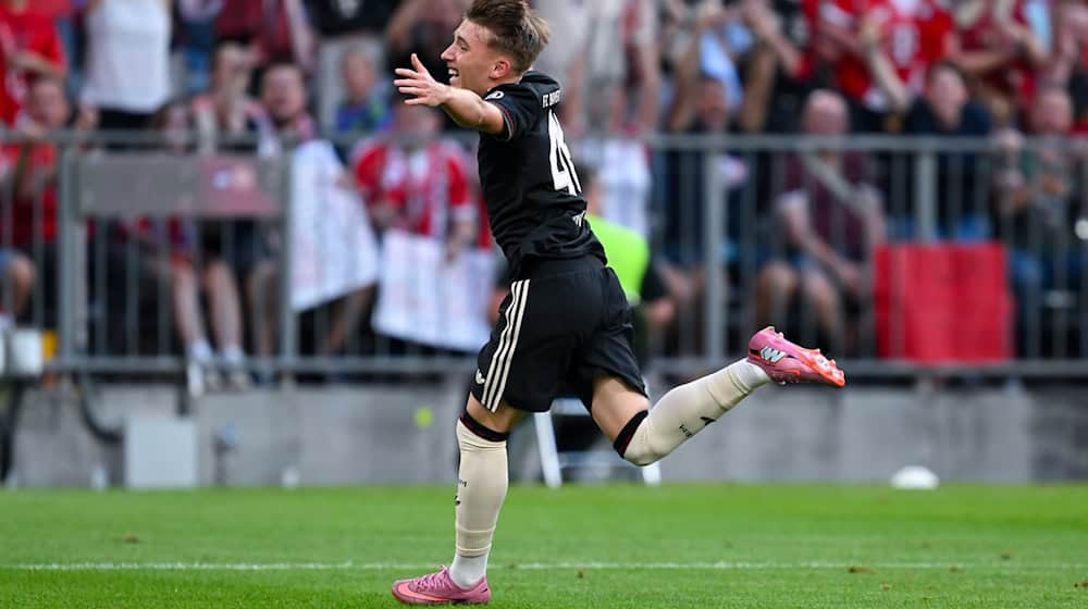 Lennart Karl gilt als hoffnungsvolles Bayern-Talent. / Foto: Sven Hoppe/dpa