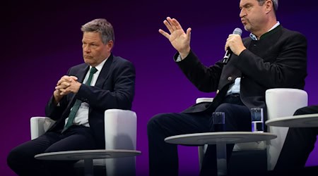 Ziemlich beste Feinde: Robert Habeck und Markus Söder. (Archivbild) / Foto: Sven Hoppe/dpa