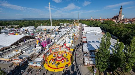 Das Gäubodenvolksfest in Straubing ging am Montag zu Ende. (Archivbild) / Foto: Armin Weigel/dpa