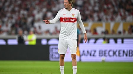 Umworben vom FC Bayern: Nick Woltemade bleibt wohl in Stuttgart. / Foto: Tom Weller/dpa