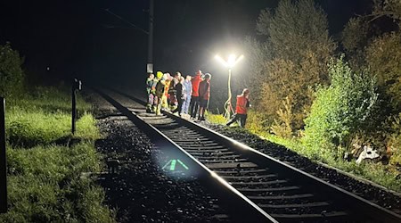 Der 23-jährige Autofahrer und sein Beifahrer starben vermutlich direkt beim Zusammenprall mit dem Zug. / Foto: Schmelzer/vifogra/dpa