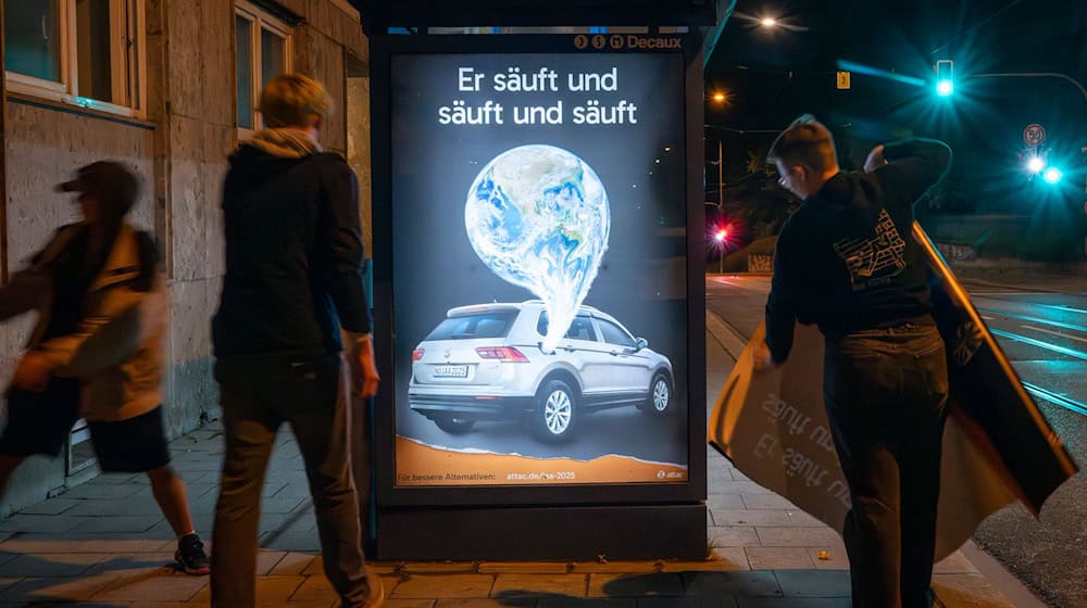 Schon vor der Eröffnung der IAA hatte es Proteste gegen die Messe gegeben.  / Foto: Peter Kneffel/dpa