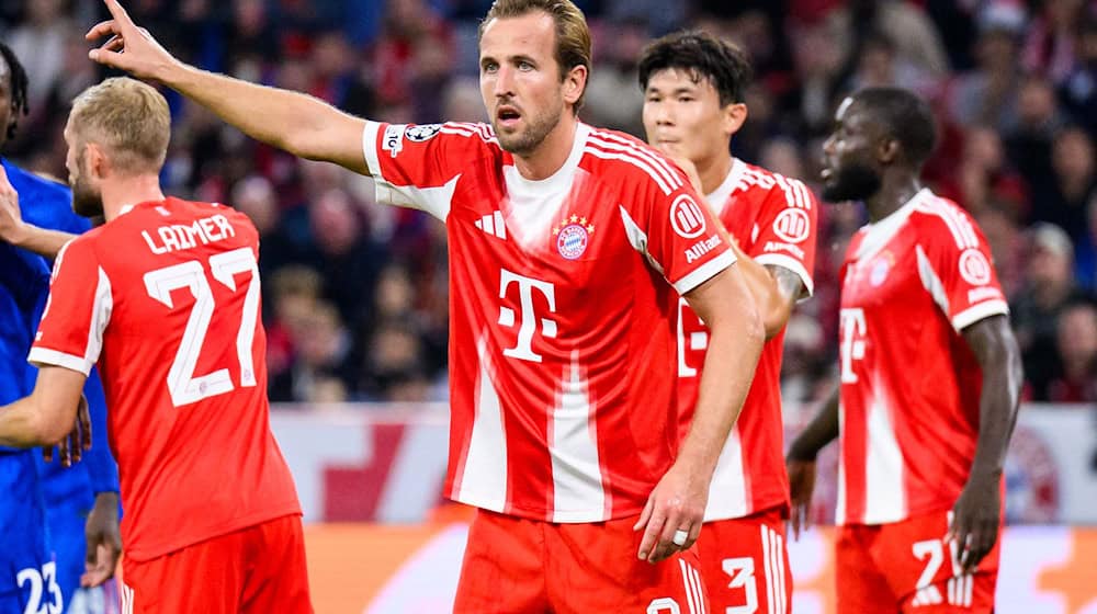 Bayern-Torjäger Harry Kane ist zum Saisonstart in bestechender Form. (Archivfoto) / Foto: Tom Weller/dpa