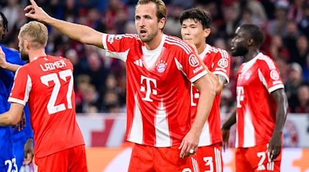 Bayern-Torjäger Harry Kane ist zum Saisonstart in bestechender Form. (Archivfoto) / Foto: Tom Weller/dpa