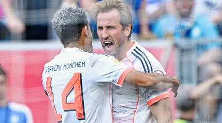Garanten für Bayern-Tore: Luis Diaz und Harry Kane. / Foto: Uwe Anspach/dpa