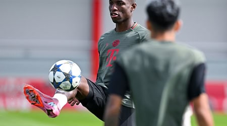 Nicolas Jackson in Aktion beim Training vor dem Wiedersehen mit Chelsea. / Foto: Sven Hoppe/dpa