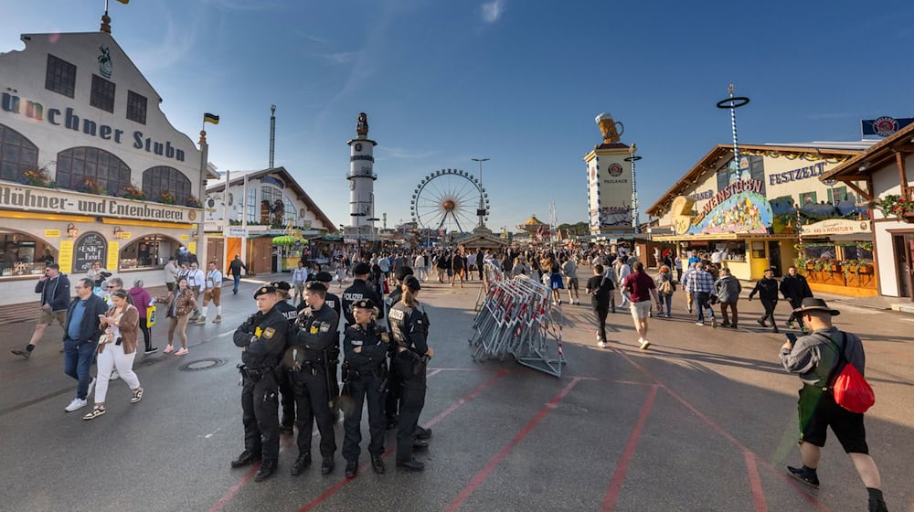 14 große Wiesn-Zelte gibt es, dazu kleine und die auf der Oidn Wiesn. (Archivfoto) / Foto: Peter Kneffel/dpa