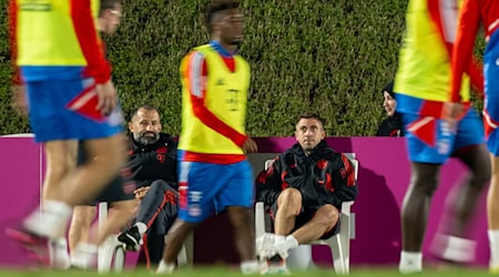 Marco Neppe war zehn Jahre für den FC Bayern aktiv - hier etwa beim Wintertrainingslager 2023 in Doha. (Archivfoto) / Foto: Peter Kneffel/dpa